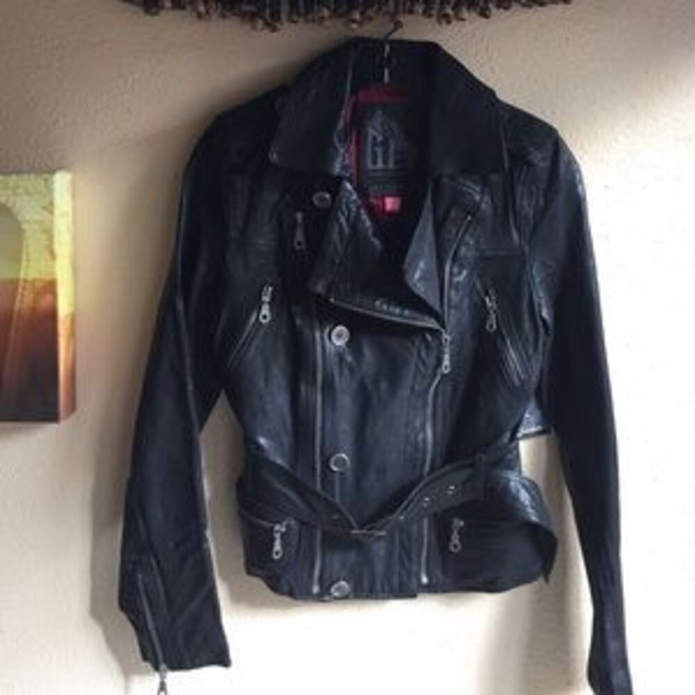 G.E.T leather Moto jacket